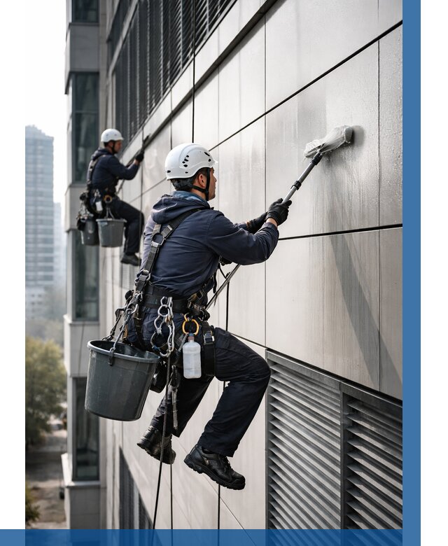 Мойка вентилируемого фасада в Подольске от 260 р. | ВЫСОТНИК-Пдл