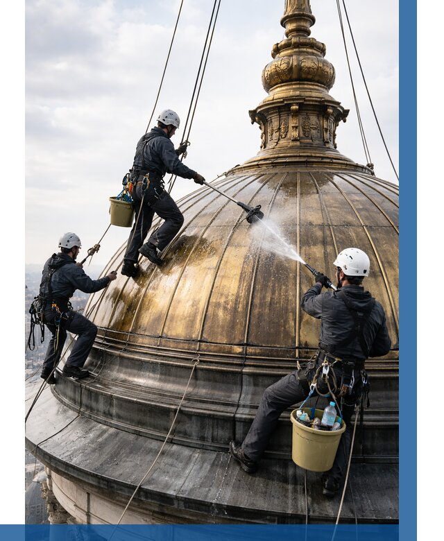Мойка куполов и шпилей в Подольске от 8334 р. - заказать | ВЫСОТНИК-Пдл