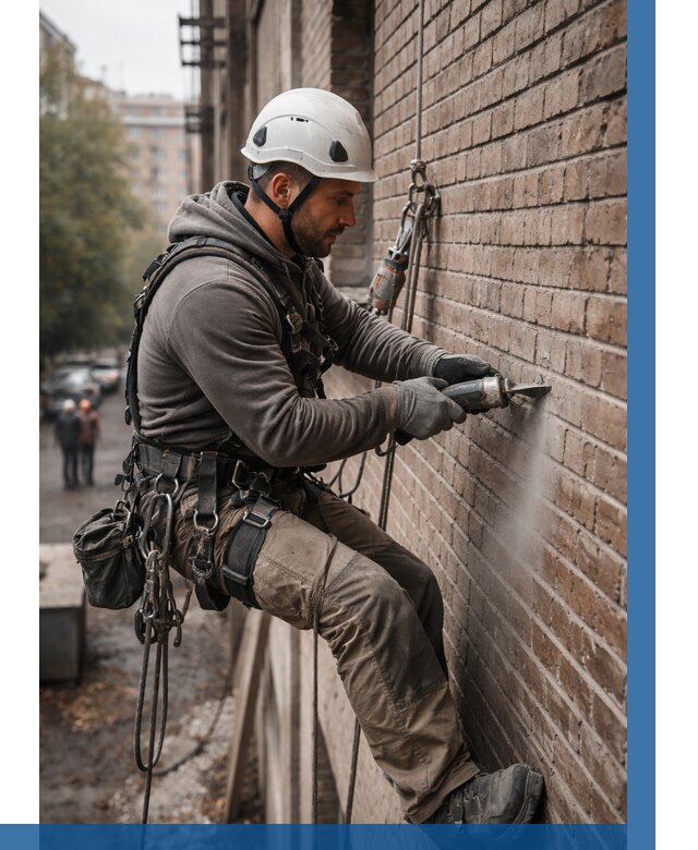 Расшивка кирпичных швов в Подольске от 625 р. | ВЫСОТНИК-Пдл