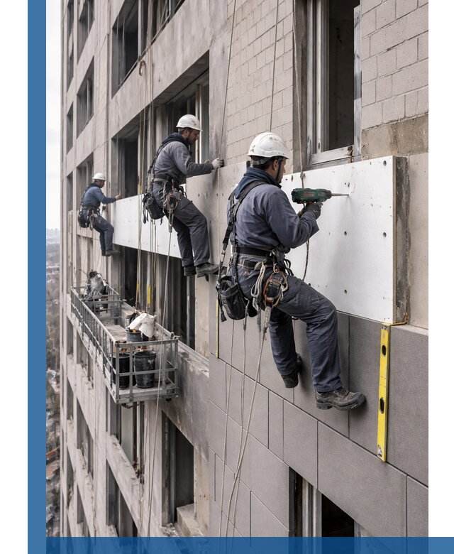 Монтаж фасадных термопанелей высокого качества в Подольске