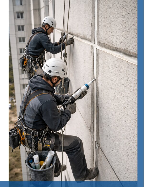Герметизация межпанельных швов в Подольске от 729 р. | ВЫСОТНИК-Пдл