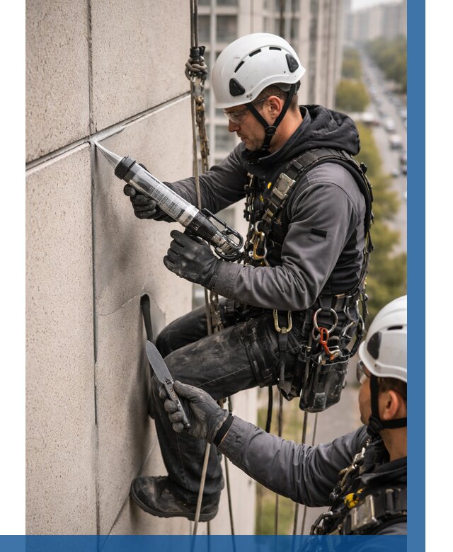 Первичная герметизация швов в Подольске от 625 р. | ВЫСОТНИК-Пдл