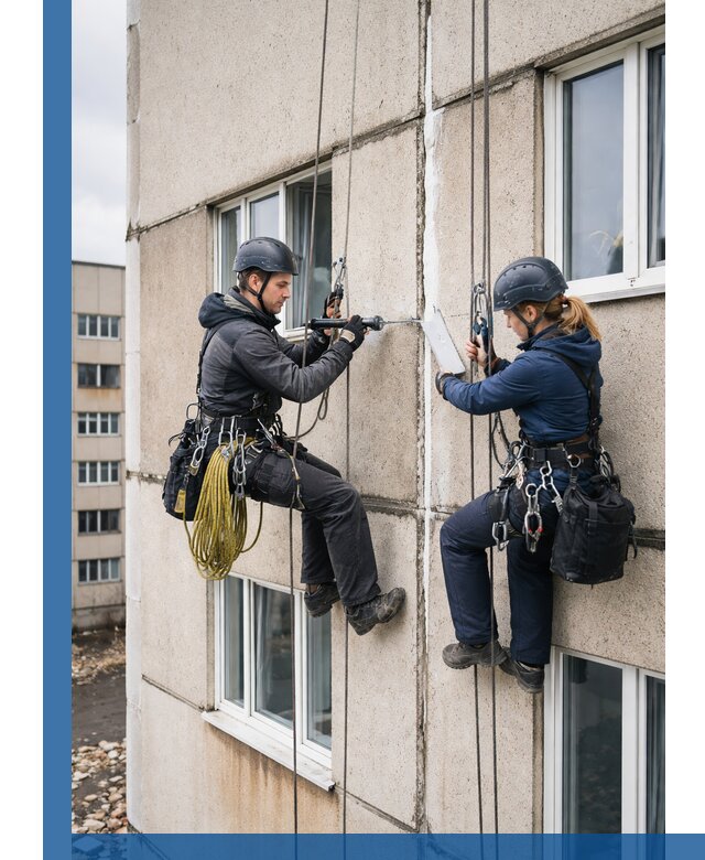 Герметизация межпанельных швов тёплым швом в Подольске