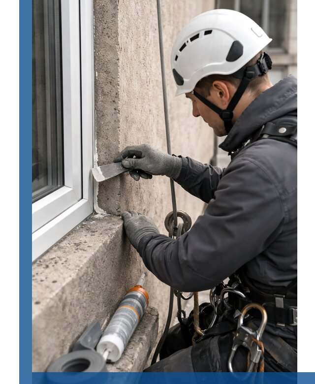 Герметизация монтажных швов окон в Подольске с гарантией качества