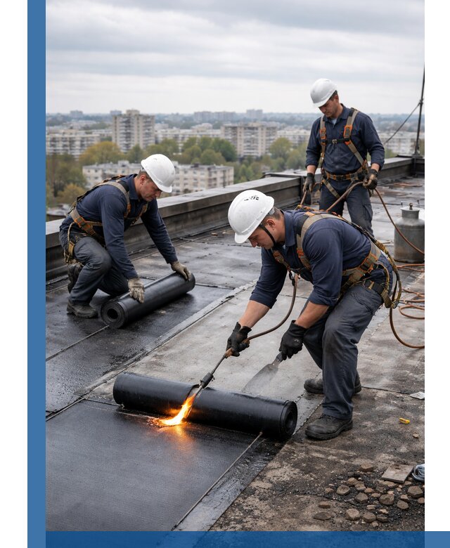 Ремонт наплавляемой кровли в Подольске качественно и надежно
