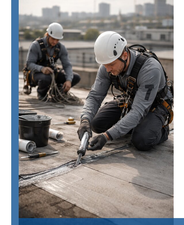 Аварийное и капитальное устранение протечек кровли в Подольске