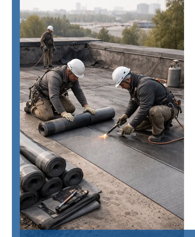 Монтаж мягкой кровли в Подольске профессионально и надежно