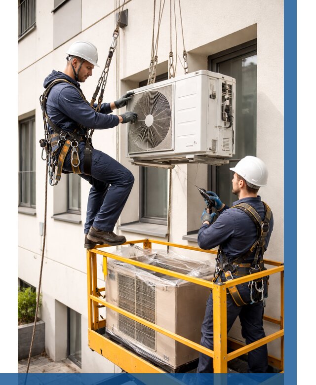 Демонтаж внешнего блока кондиционера в Подольске от 3646 р. | ВЫСОТНИК-Пдл