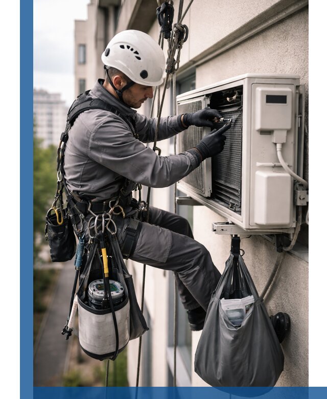 Обслуживание внешнего блока кондиционера в Подольске профессионально