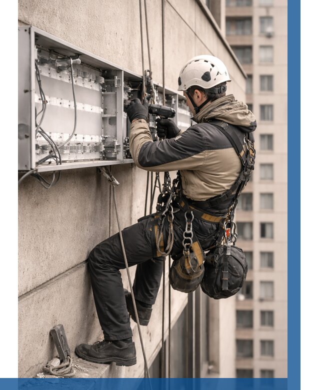 Ремонт вывески на высоте в Подольске от 4688 р. | ВЫСОТНИК-Пдл