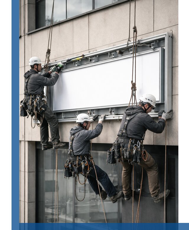 Профессиональный монтаж светового короба под ключ в Подольске