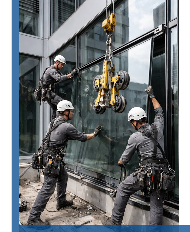 Структурное остекление фасадов в Подольске монтаж и обслуживание