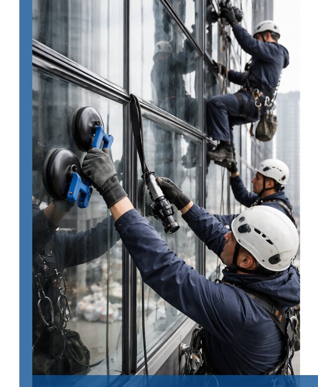 Радиусное остекление фасадов под ключ в Подольске с гарантиями