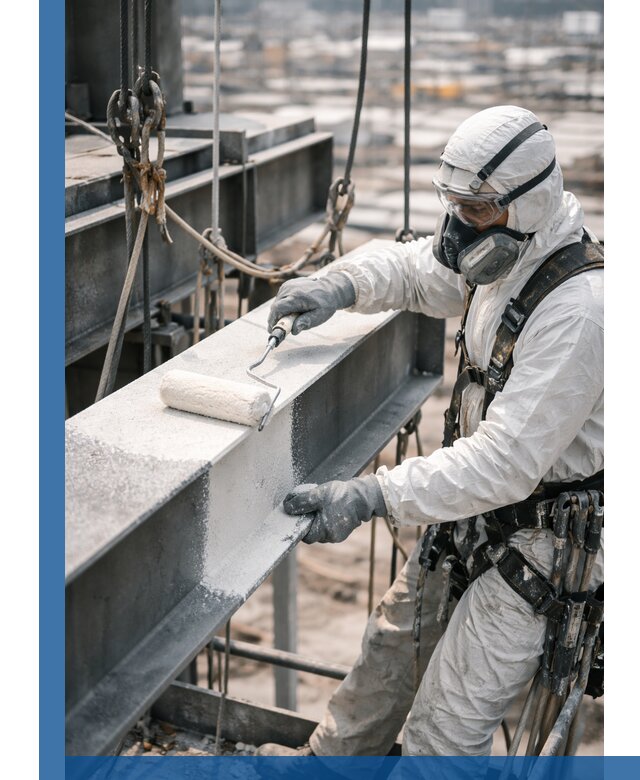 Профессиональная огнезащитная обработка металлоконструкций в Подольске