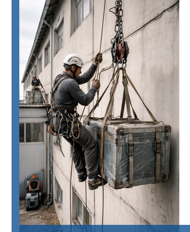 Подъем грузов на высоту в Подольске для промышленных объектов