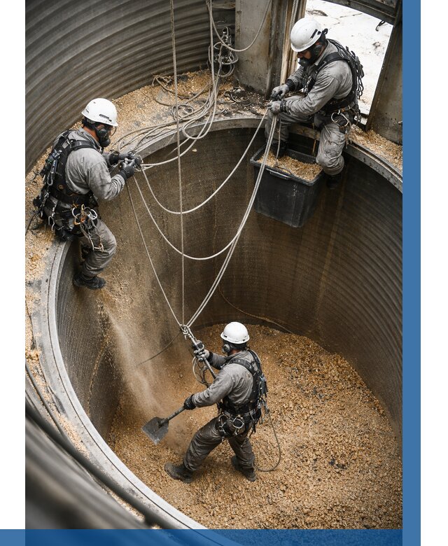 Чистка зерновых бункеров в Подольске от 12502 р. | ВЫСОТНИК-Пдл