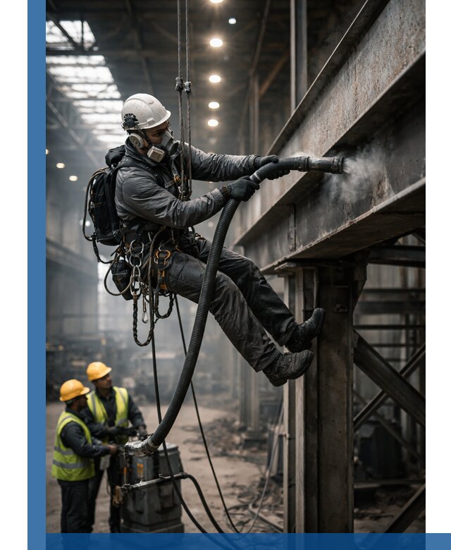 Обеспыливание конструкций в цехах промышленного производства в Подольске