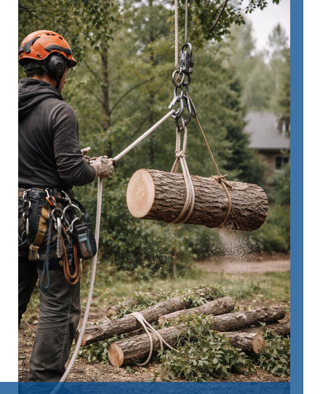 Валка деревьев частями в Подольске от 7814 р. | ВЫСОТНИК-Пдл