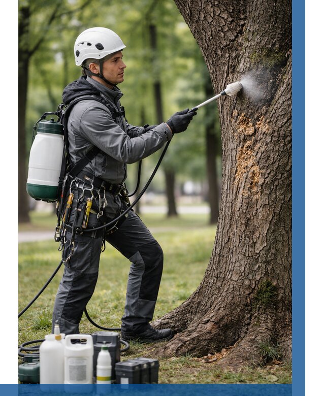 Обработка деревьев от вредителей в Подольске от 4688 р. | ВЫСОТНИК-Пдл