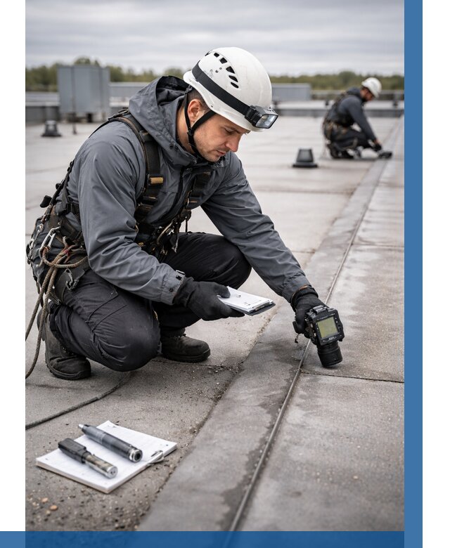 Обследование кровли на протечки в Подольске от 4688 р. | ВЫСОТНИК-Пдл