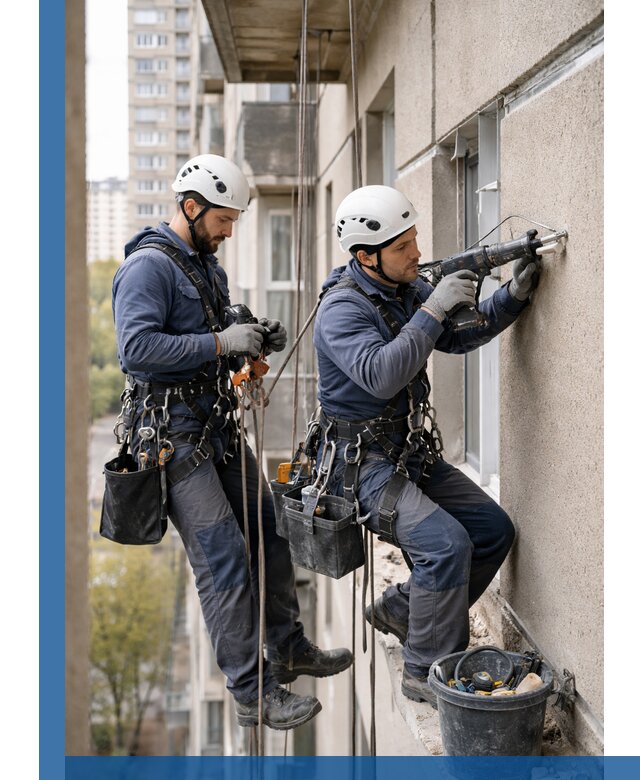 Промышленные альпинисты высотные работы и монтаж в Подольске